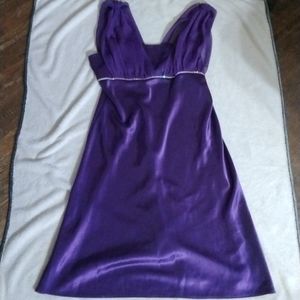 Pacific plex purple prom dress
